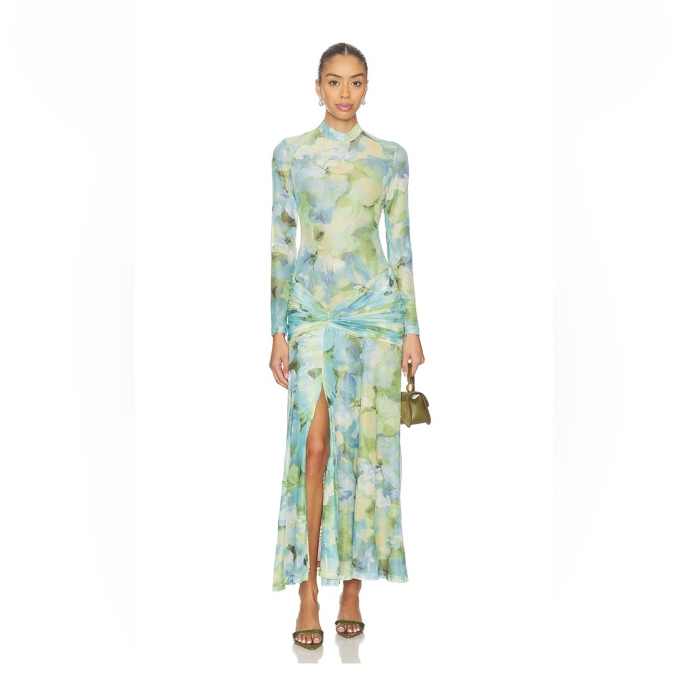 Bardot Lea Floral Mesh Dress